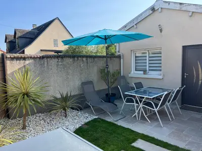 Jardin de l'établissement gîte cosy Le Mans