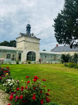 Jardin de l'établissement Château de la Thibaudière Bois Savary - Chambre familiale du Roi