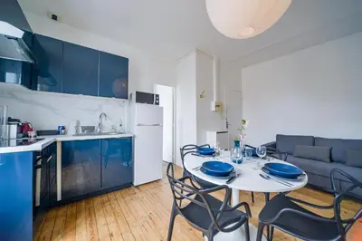 Cuisine ou kitchenette dans l'établissement Le Paradis D'Oé - Hypercentre - Netflix