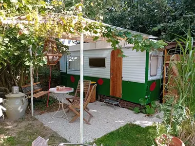 Jardin de l'établissement La Caravane