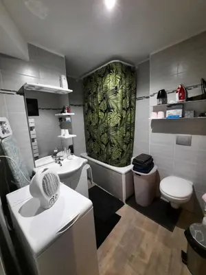 Salle de bains dans l'établissement Gite du Coteau