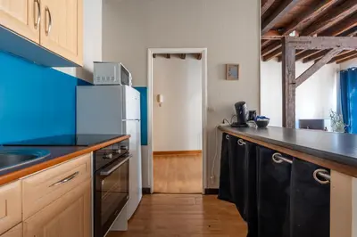 Cuisine ou kitchenette dans l'établissement L'escapade blésoise - Hyper Centre