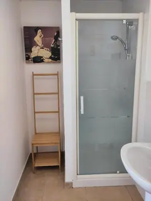 Salle de bains dans l'établissement Le sablon chambres d'hotes