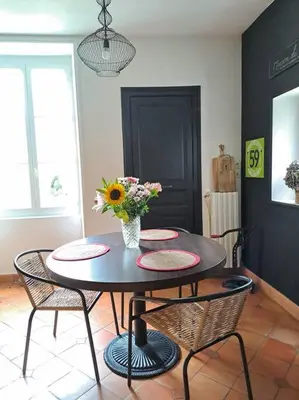 Plan de l'établissement Agréable maison angevine