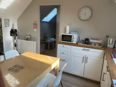 Cuisine ou kitchenette dans l'établissement Studio & Gîte Zen de Beauval- 800 m du Zooparc