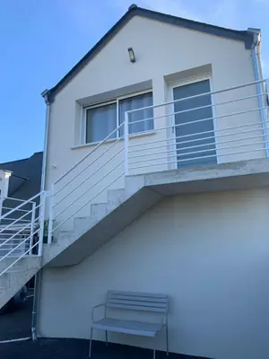 Balcon ou terrasse dans l'établissement Logement T2 indépendant 10 mn Angers
