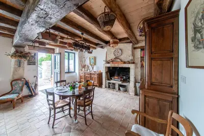 Coin salon dans l'établissement Laureanna - Maison avec jardin de 1000 m2