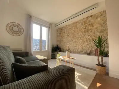 Coin salon dans l'établissement Duplex cinéma - centre historique Tours