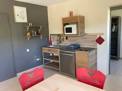 Cuisine ou kitchenette dans l'établissement l'atelier
