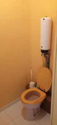 Salle de bains dans l'établissement La maison paisible au village