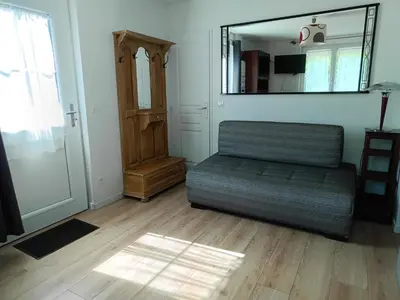 Coin salon dans l'établissement Studio quartier hôpital et université