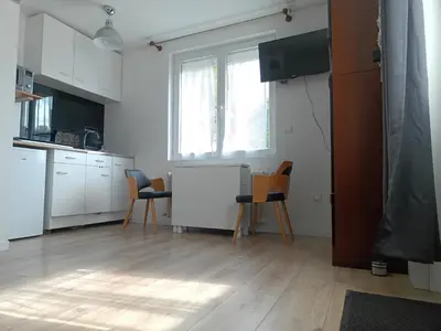 Cuisine ou kitchenette dans l'établissement Studio quartier hôpital et université