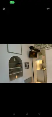 Cuisine ou kitchenette dans l'établissement studio meublé tout confort 25m2