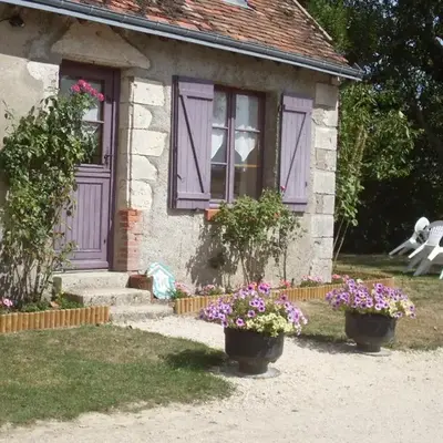 Gîte rustique avec cheminée à Saint-Lubin-en-Vergonnois