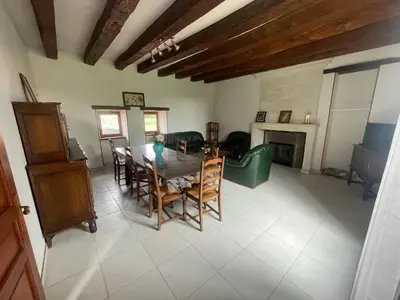 Coin salon dans l'établissement Le domaine de la remangerie
