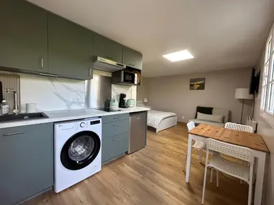 Cuisine ou kitchenette dans l'établissement Ô Nid d'Azay