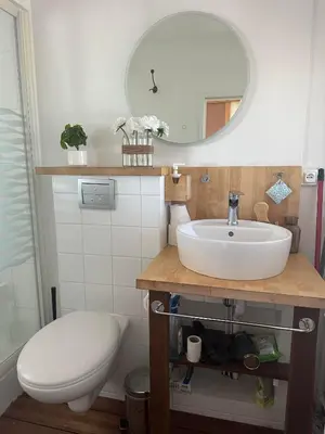 Salle de bains dans l'établissement Studio idéal pour Beauval