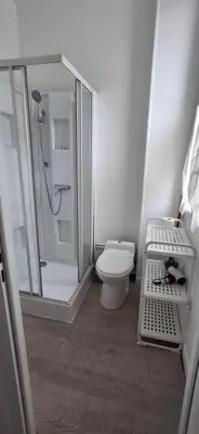 Salle de bains dans l'établissement appartement central chez Eric N4