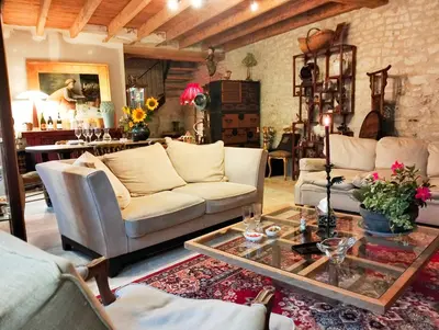 Coin salon dans l'établissement La Maison de Siam