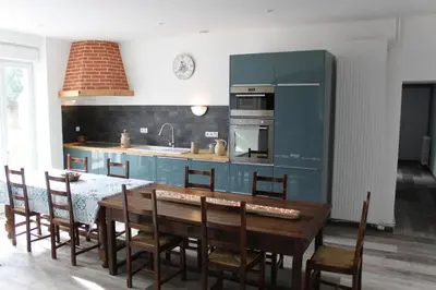 Cuisine ou kitchenette dans l'établissement Domaine de Praline Arthur