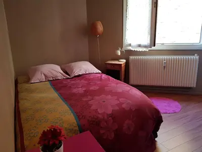 Un ou plusieurs lits dans un hébergement de l'établissement Appartement de l'Étoile