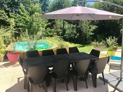 Jardin de l'établissement Grande maison 11 pers piscine & Châteaux Loire