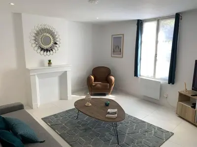 Coin salon dans l'établissement Le Logis du Quai