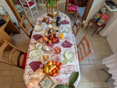 Nourriture dans le B&B/chambre d'hôtes ou à proximité