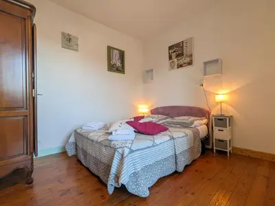 Un ou plusieurs lits dans un hébergement de l'établissement Chambres d'hôtes Berry: Nature et détente près des Châteaux de la Loire - FR-1-591-690