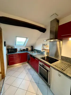Cuisine ou kitchenette dans l'établissement Appartement spacieux au cœur de Blois