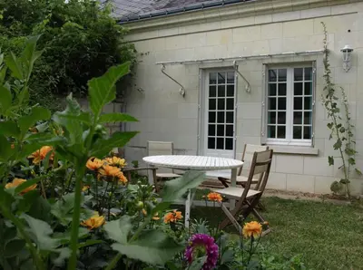 Jardin de l'établissement Les gîtes de la Madeleine