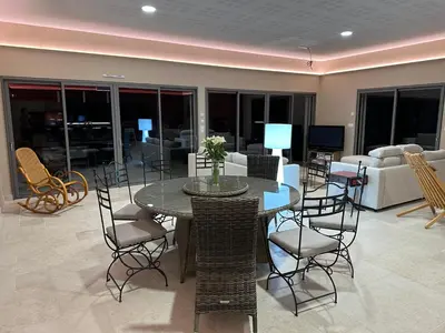 Coin salon dans l'établissement La maison d'Armelle