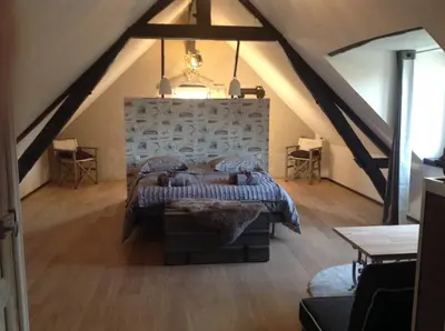 Coin salon dans l'établissement Domaine du Moulin de CHAREAU