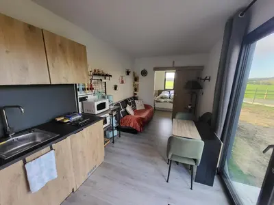 Cuisine ou kitchenette dans l'établissement NATIBOXflo