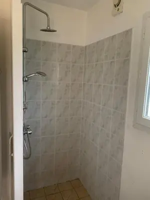 Salle de bains dans l'établissement une chambre à la campagne