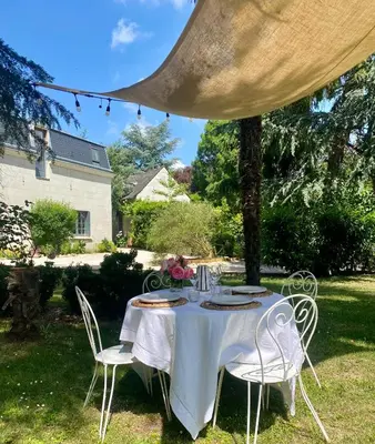 Jardin de l'établissement Le Gite du Clos des Levées