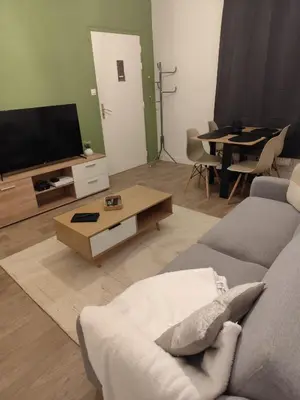 Télévision ou salle de divertissement dans l'établissement L'escale saumuroise
