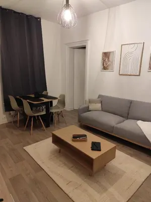 Coin salon dans l'établissement L'escale saumuroise