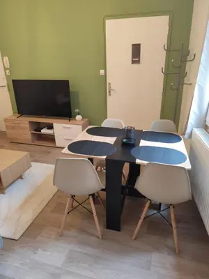 Télévision ou salle de divertissement dans l'établissement L'escale saumuroise