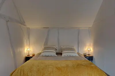 Un ou plusieurs lits dans un hébergement de l'établissement Le Rabelais - Appt à 5min du château dAmboise
