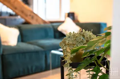 Coin salon dans l'établissement Appartement moderne - Quartier Des Halles - Wifi