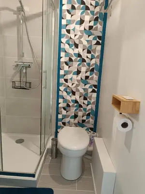 Salle de bains dans l'établissement Logement indépendant