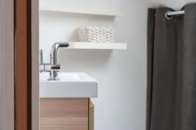 Plan de l'établissement Maison centre Bourgueil avec piscine 8 p