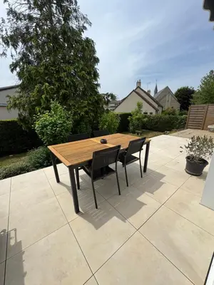 Jardin de l'établissement Maison 3ch avec garage