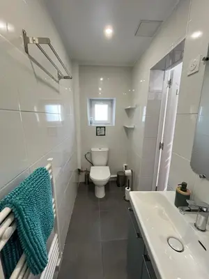 Salle de bains dans l'établissement Gîte cosy tout confort - Le palmier