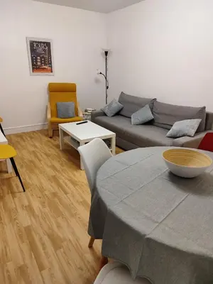 Coin salon dans l'établissement Séjours des Rossignols