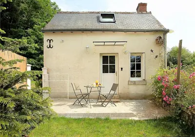 Jardin de l'établissement Charmante maison proche Amboise