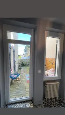 Balcon ou terrasse dans l'établissement Maison Jardin des Plantes Le Mans