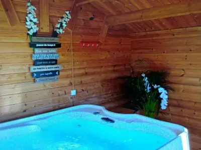 Plan de l'établissement Cabane avec jacuzzi privatif et accès à ferme pédagogique - FR-1-410-459