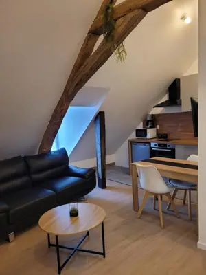Coin salon dans l'établissement Au fil de la Loire